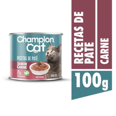 CHAMPION CAT - Alimento húmedo para gato adulto 315 g carne