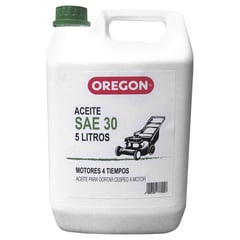 OREGON - Aceite motor 4 tiempos - SAE30 - 5L