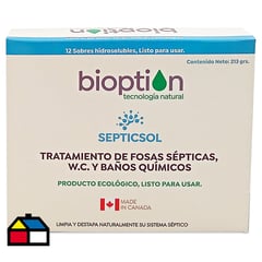 BIOPTION - Tratamiento para WC 12 sobres