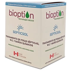 BIOPTION - Tratamiento para WC 4 sobres