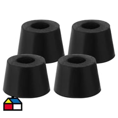 GOMAHOGAR - Set de regatón 3/8" 4 unidades