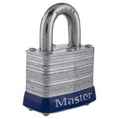 MASTER LOCK - Set de candados 40 mm acero laminado con llave 4 unidades