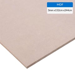 GENERICO - MDF Desnudo Natural 3 mm 152x244 cm