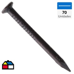 FIXSER - Clavo para concreto 2x25 mm 70 unidades