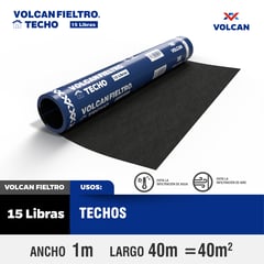 VOLCAN - 40 m2 15 lbs Fieltro liso