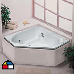 JACUZZI - Tina Hidromasaje 152 x 152 x 50 cm Bionda G2 Derecha 5 Jets