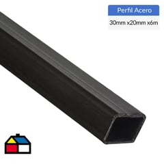 GENERICO - 30x20x2.0mm x6m Perfil tubular rectangular