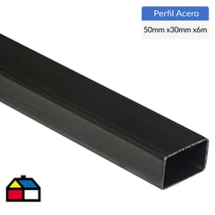 GENERICO - 50x30x2.0mm x6m Perfil tubular rectangular