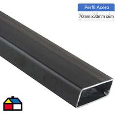 GENERICO - 70x30x2.0mm x6m Perfil tubular rectangular