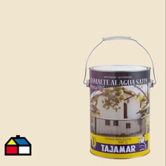 TAJAMAR - Esmalte al agua satinado marfil 1 gl