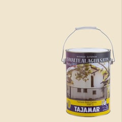 TAJAMAR - Esmalte al Agua Semibrillante 1 galón(es) Blanco Marfil