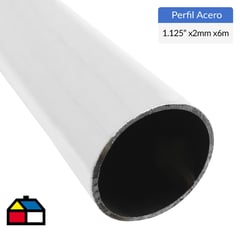 INTUPAC - 1 1/4" x 2 mm x 6 mt Perfil Tubular Redondo