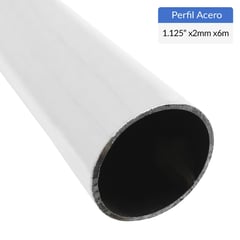 INTUPAC - Perfil Tubular Redondo Acero 1 1/4" 2 mm 6 m