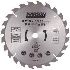 KARSON - Disco de sierra circular 8 1/4" 24 dientes