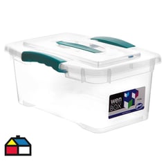 WENCO - Caja organizadora Wenbox 6 litros 32x21x14 cm transparente