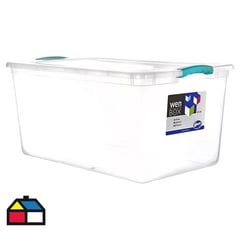 WENCO - Caja organizadora Wenbox 61 litros 66x40x31 cm transparente