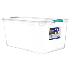 WENCO - Caja Organizadora 40x31x66 cm 61 l Transparente