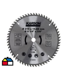 KARSON - Disco de sierra circular 8 1/4" 60 dientes