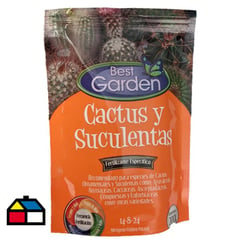 BEST GARDEN - Fertilizante para cactus y suculentas 200 gr bolsa
