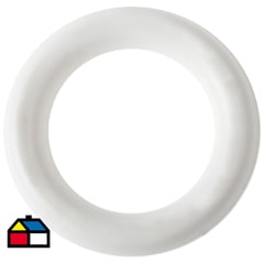 DECOROD - Set de argollas para cortina 32 mm 20 unidades blanco