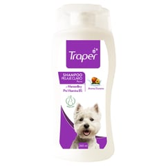 TRAPER - Shampoo para Perro Adulto Pelaje Claro 260 ml