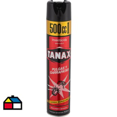 TANAX - Insecticida para pulgas y garrapatas 500 ml aerosol