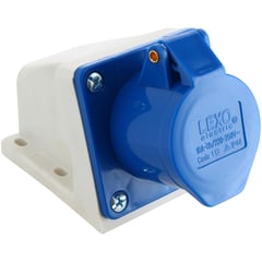 LEXO - Tomacorriente industrial sobrepuesta 16 A  2P+T 220V IP44