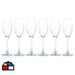 LIBBEY - Set de 6 Copas Champaña 170 ml