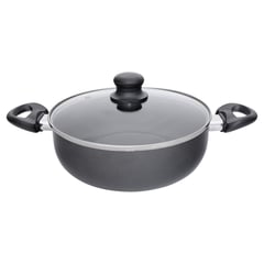 FANTUZZI - Olla de Aluminio 24 cm 3,5 Lts Negro