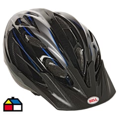 BELL - Casco para bicicleta con visera plateado