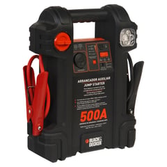 BLACK+DECKER - Partidor de Batería para Auto 500 Amp