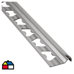 MOLDUMET - Guardacanto aluminio 9x2500 mm