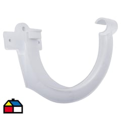 GENERICO - Gancho fijación canaleta PVC blanco