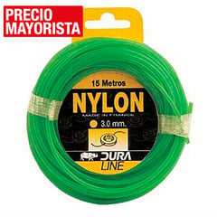 DURALINE - Nylon para orilladora 3,0 mm - largo 15 m