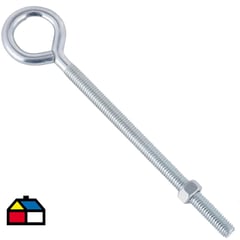 FIXSER - Perno ojo con tuerca 3/8" x 8mm 1 unidad