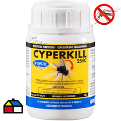 ANASAC - Insecticida Cyperkill 25 EC 100 cc plagas hogar