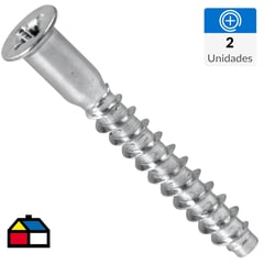 RH - Tornillo soberbio 3/16X1.1/2 2 unidades