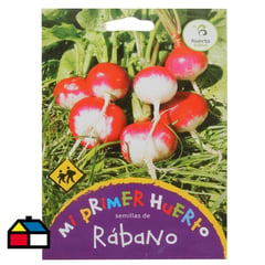 MI PRIMER HUERTO - Semilla rábano 3 gr sachet