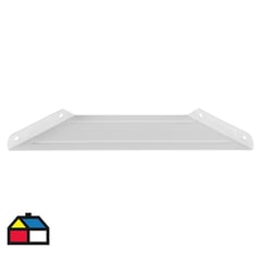 DUCASSE - Soporte lateral para repisa acero 5 cm blanco