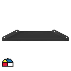 DUCASSE - Soporte lateral para repisa acero 5 cm negro