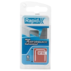 RAPID - Grapa galvanizada 6 mm 1080 unidades