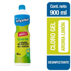 IMPEKE - Cloro gel limón 900 ml