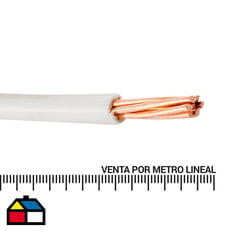 MADECO - Cable Eléctrico THHN 10 Awg Blanco Metro Lineal