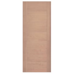 IGNISTERRA - Puerta Interior Madera de lenga 100x210 cm Lenga Toscana Natural