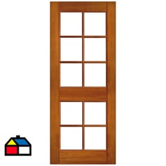 IGNISTERRA - Puerta Interior Madera de lenga 85x210 cm Lenga Toronto Natural