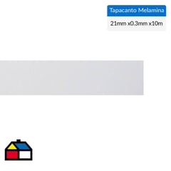 CORBETTA - Tapacanto melamina Blanco 21x0,3 mm 10 m