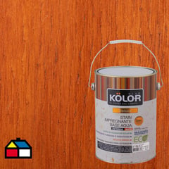 KOLOR - Stain al Agua Mate 1 galón(es) Caoba