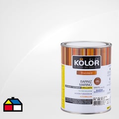 KOLOR - Barniz marino brillante 1/4 gl transparente