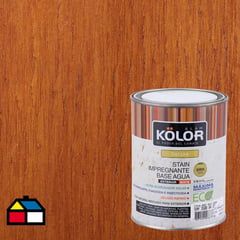 KOLOR - Stain al Agua Mate 0.25 galón(es) Caoba