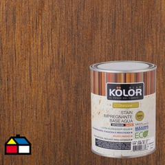 KOLOR - Protector de madera satinado 1/4 gl castaño